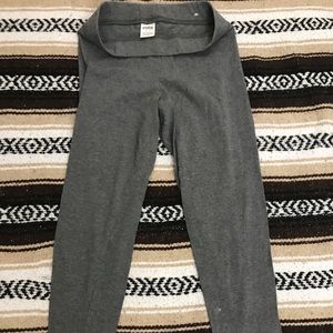 PINK leggings. Dark grey.